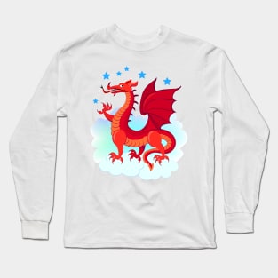 Fantastic red dragon Long Sleeve T-Shirt